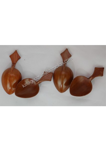 Kısa Saplı Tahta Kaşık