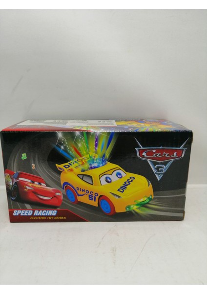 Cars Üstü Disko Işıklı Dil Çıkaran Müzikli Oyuncak Araba