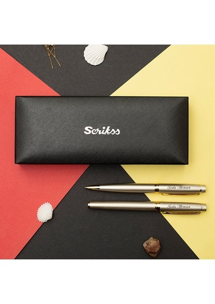 Honour 38 İsme Özel Dolma + Tükenmez Kalem Seti Saten 2'li fırsatları