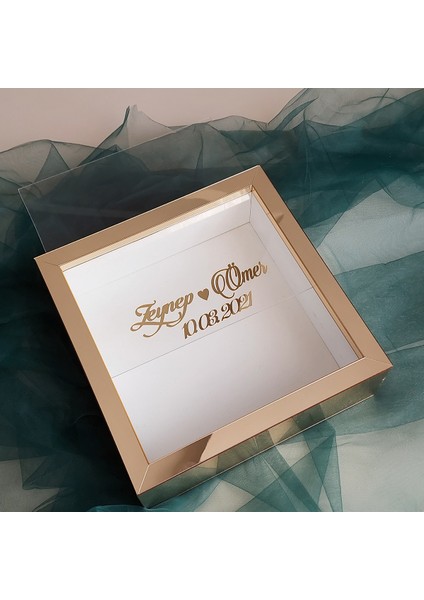 Isimli Pleksi Kaplı 25X25 cm 8 cm Derinlikli Yeni Trend Tasarım Anı Çerçevesi! fiyatları