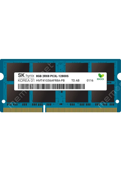 8GB 1600MHz DDR3 PC3-12800 Notebook Ram (HMT41GS6AFR8C-PB)