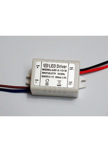 LED Sürücü Power 3X1W 220V