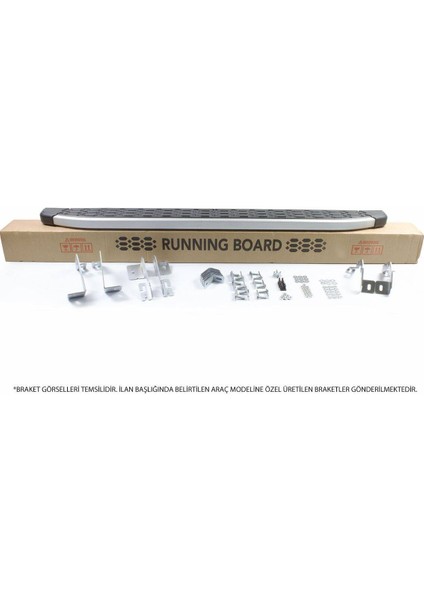 Hyundai Bayon Blackline Yan Basamak Krom 2021 ve Sonrası modelleri