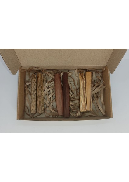 Ağaç Tütsü Seti Palo Santo, Sandal, Öd