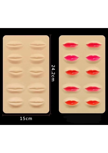 Kalıcı Makyaj Micropigmentasyon Çalışma 3d Dudak Lateksi