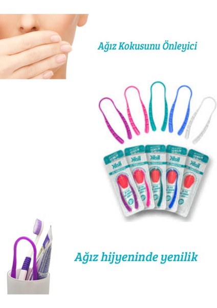 Ağız Çalkalama Suyu Cool Mınt Alkolsüz 500 Ml+Dilsil Dil Temizleyici X2 Avantaj Paketi fırsatları