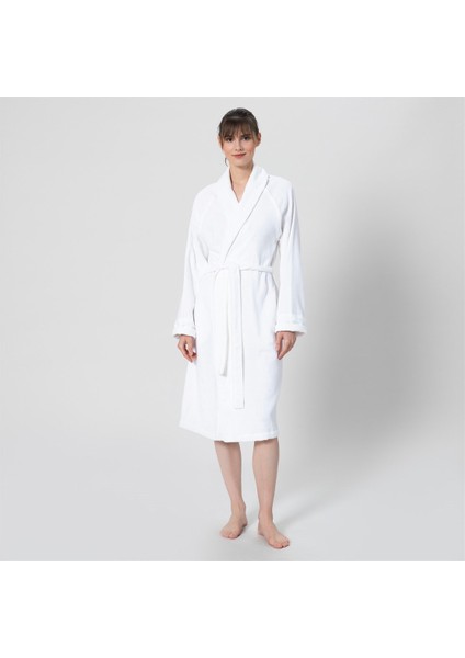 Solid Unisex Bornoz Beyaz fiyatları