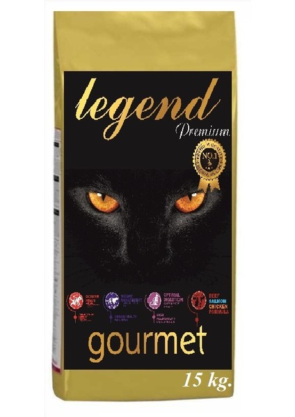 Gold GOURMET Kuzu Etli ve Somonlu Balıklı Kedi Maması 15 kg Yetişkin Kedi Maması