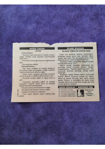 17 Mart 2008 Takvim Yaprağı - Nostaljik Koleksiyonluk Takvim Yaprağı fiyatları