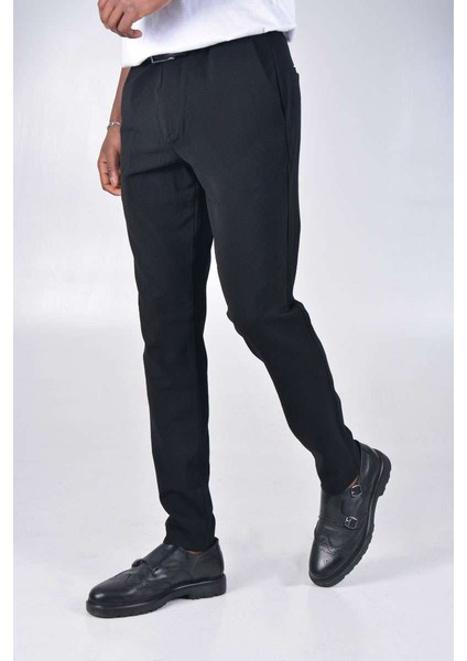 Slim Fıt Kumaş Pantolon K1358 - Siyah
