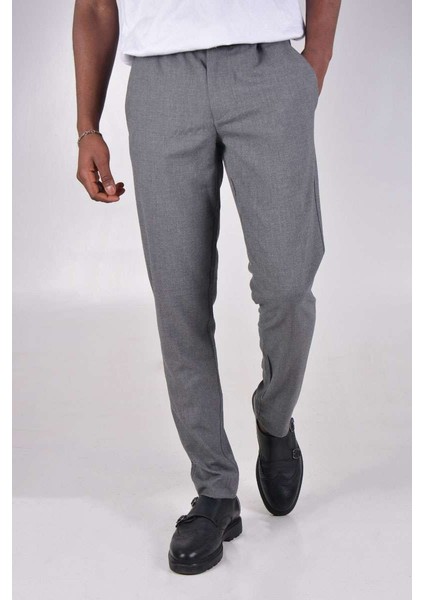 Slim Fıt Kumaş Pantolon K1358 - Gri