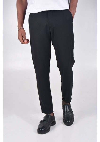 Havuç Erkek Kumaş Pantolon K1359 - Siyah