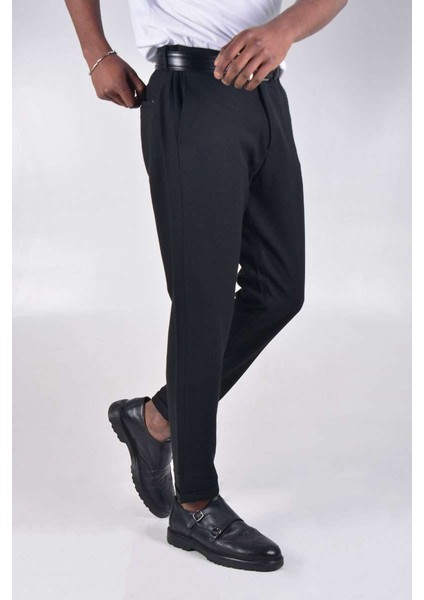 Havuç Erkek Kumaş Pantolon K1359 - Siyah