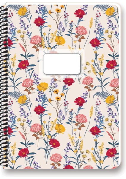 Daisy Karton Kapak Spiralli Defter