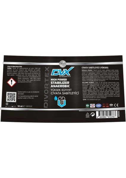 Yüksek Kuvvet Civata Sabitleyici 50 ml
