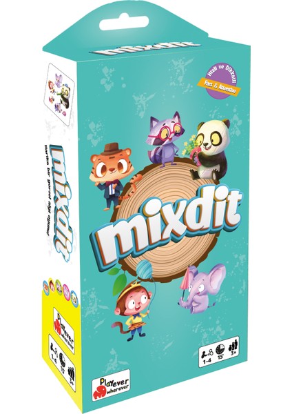 Mixdit, Okul Öncesi Dikkat ve Görsel Algıyı Geliştiren Kutu Oyunu 3-5 Yaş