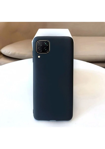 Huawei P40 Lite Siliikon Içi Kadife Kılıf Kir Tutmaz