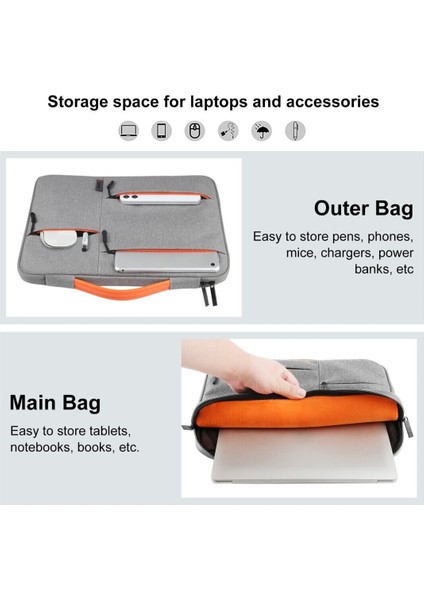 HWL2164 15"-16" Laptop-Notebook Çantası - Siyah (Yurt Dışından)