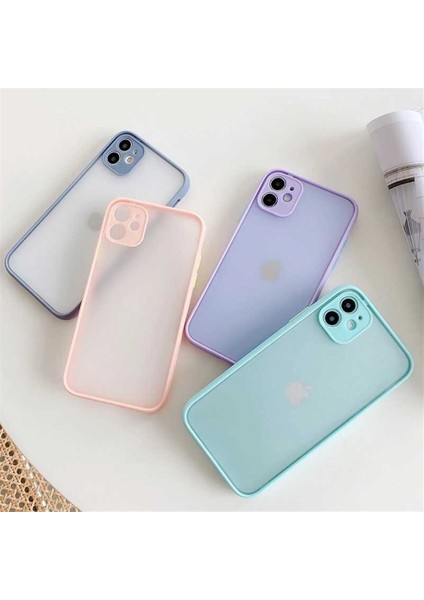 Apple iPhone 12 Mini Uyumlu Kılıf Kamera Korumalı Renkli Kenarlı Hux Silikon Kılıff fiyatları