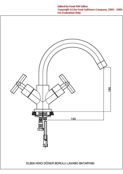 DLB05-B Nıno Döner Borulu Lavabo Bataryası(Bakır Oksit) fiyatları