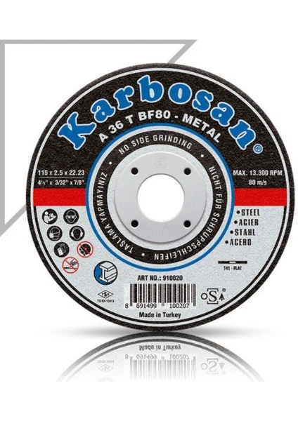 Metal Kesme Taşı 115X3.0X22.23-910910