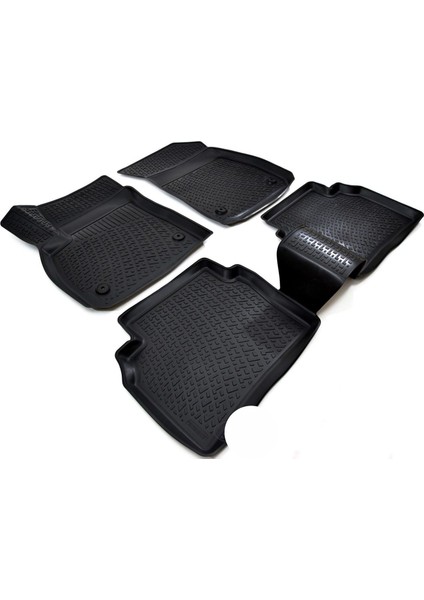 Fiat Egea Sedan Oto Paspas Siyah Paspas 3D Havuzlu 2015 Sonrası