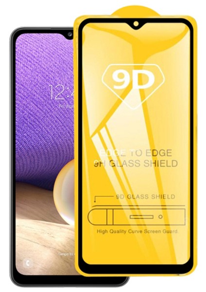 Sm Galaxy A32 Full Glue-Tempered Cam Ekran Koruyucu