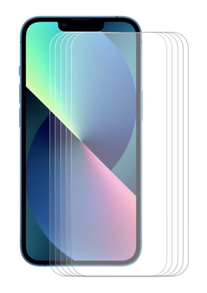 Gor iPhone 13 Mini 5.4 Hd Darbe Emici Ekran Koruyucu Jelatin 5 Adet Set