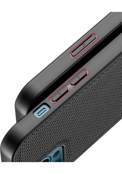 Fino Serisi iPhone 12 Pro Max Kılıf Premium Dokuma Silikon Kılıf fırsatları