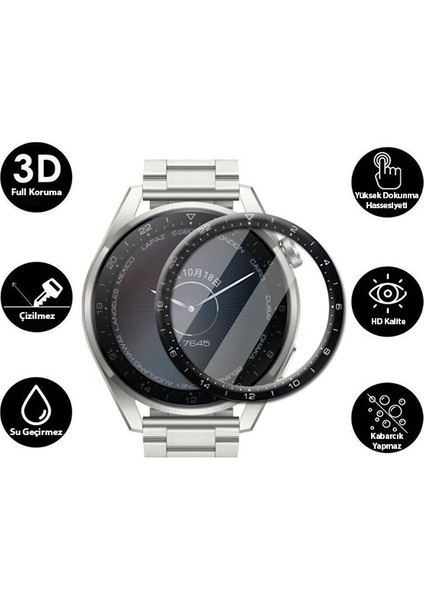 Huawei Watch 3 Pro 3D Full Kaplama Ekran Koruyucu Pet+Pmma fiyatları