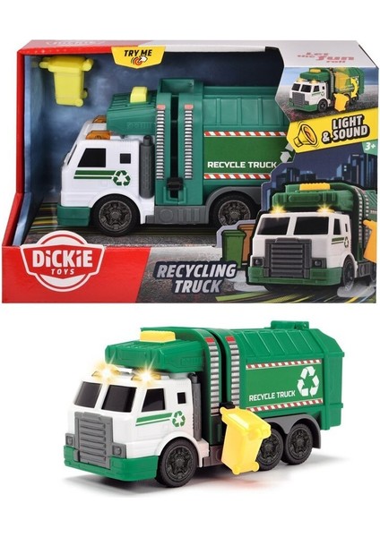 203302018 Dickie, Geri Dönüşüm Kamyonu 15 cm
