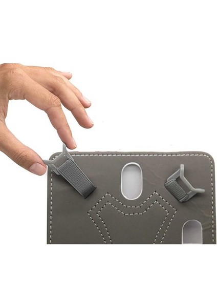 Hometech Alfa 8 Inç Uyumlu 360° Dönebilen Standlı Kapaklı Universal Tablet Kılıfı