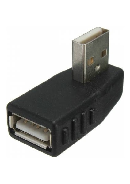 USB L Adaptör USB 90 Derece Adaptör Dişi Erkek