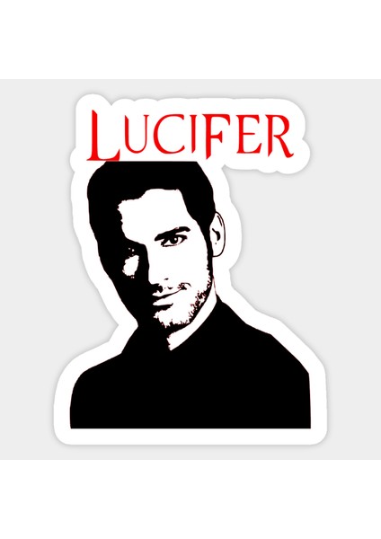 Zobarmarkt Lucifer Temalı Defter Ajanda Planner Laptop Sticker 6 cm