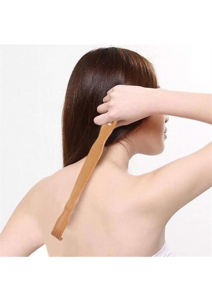 Masajlı Bambu Hanımeli Sırt Kaşıma Aparatı