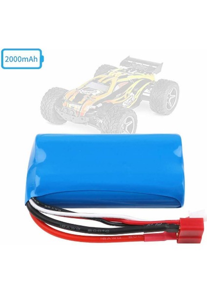 Wltoys Uyumlu 7.4V 18650 Li-On 15C 2000 Mah T-Plug Soketli Oyuncak Pili modelleri