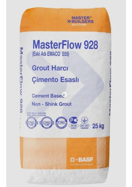 Masterflow 928 Çimento Esaslı Grout Harcı 25 kg