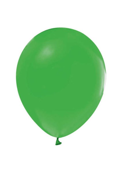 Metalik Yeşil Balon 12 Inch 25 Adet
