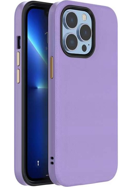 iPhone 13 Pro Max Uyumlu Mor Telefon Kılıfı (Yurt Dışından)