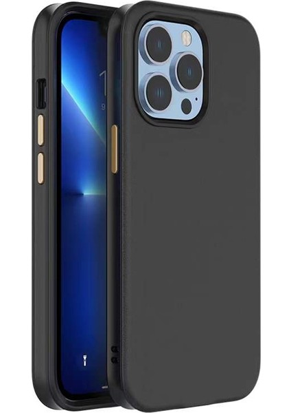 iPhone 13 Pro Max Uyumlu Siyah Telefon Kılıfı (Yurt Dışından)