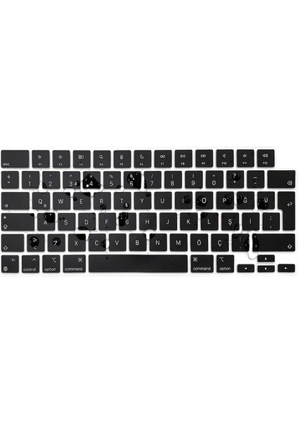 Macbook Pro 2021 A2442 14 Inç M1 Pro / M1 Max Işlemci Silikon Klavye Koruyucu