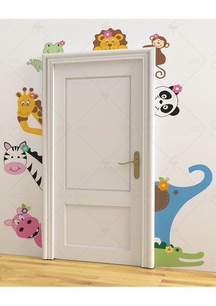 Kapı Arkadaşlarım Çocuk Odası Duvar Sticker