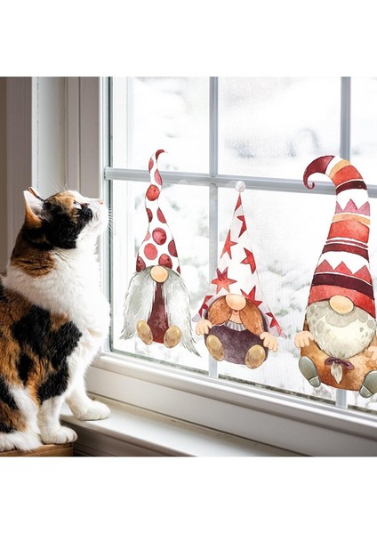 Yeni Yıl Noel Baba Santa Claus Sticker Seti modelleri