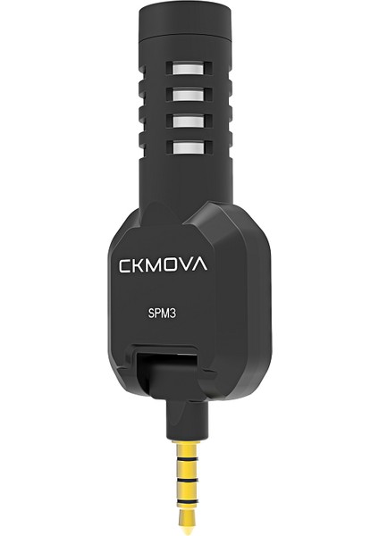 Spm3 Kamera ve Telefonlar Için 3.5mm Konnektörlü Kompakt Mikrofon