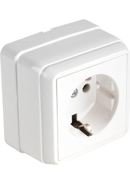 Bron Sıva Üstü Topraklı Priz