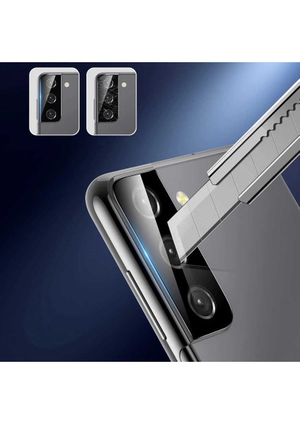 Samsung Galaxy S21 Ultra Uyumlu Kamera Lens Koruyucu Siyah indirimleri