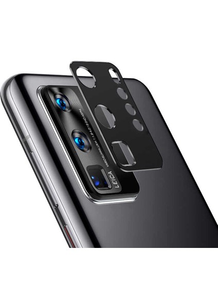 Huawei P40 Pro Kamera Lens Koruyucu Siyah