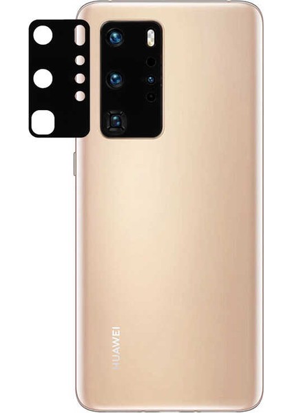 Huawei P40 Kamera Lens Koruyucu Siyah modelleri