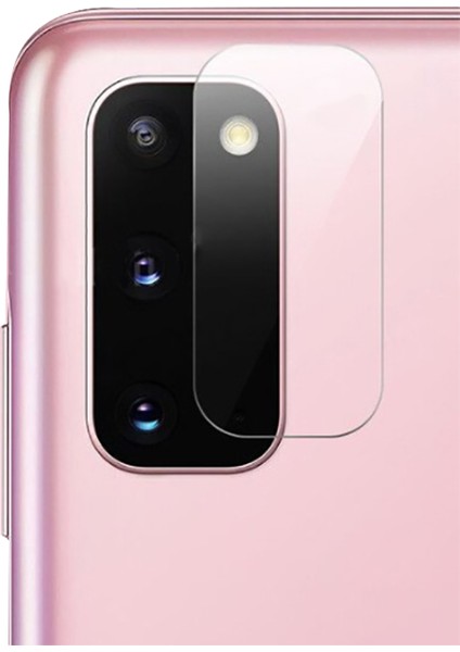 Samsung Galaxy S20 Kamera Lens Koruyucu Cam Filmi Şeffaf