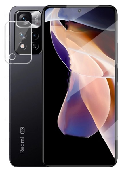 Xiaomi Redmi Note 11 Kamera Lens Koruyucu Nano Film Şeffaf
